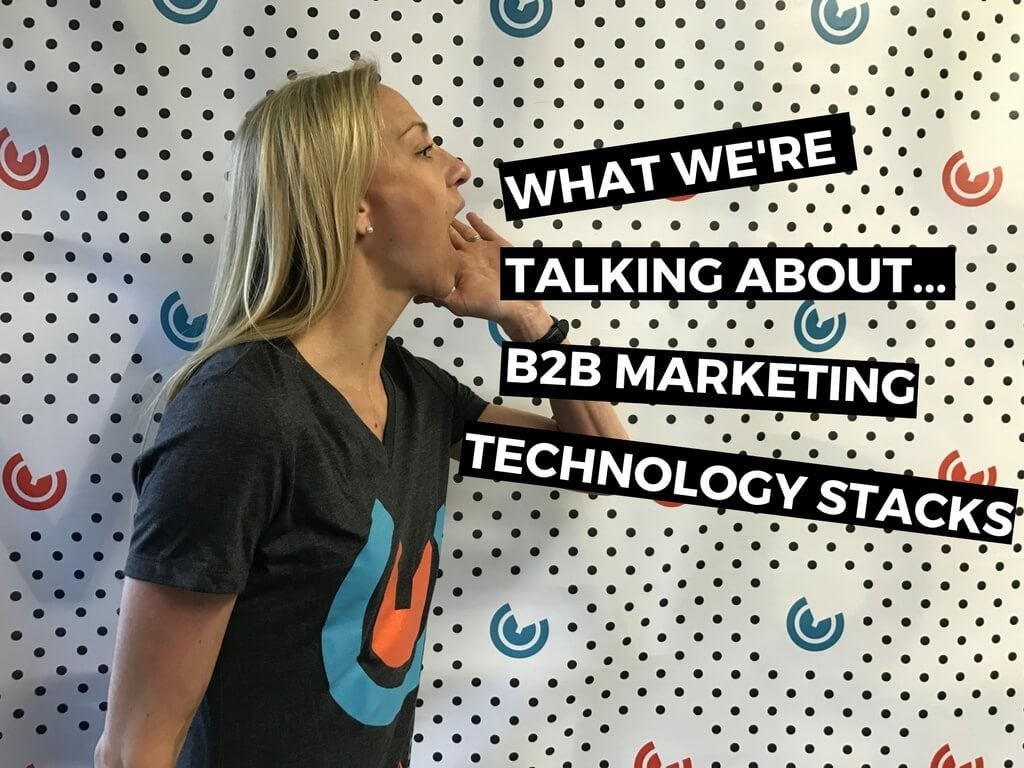 What We're Talking About... B2B Marketing Technology Stacks