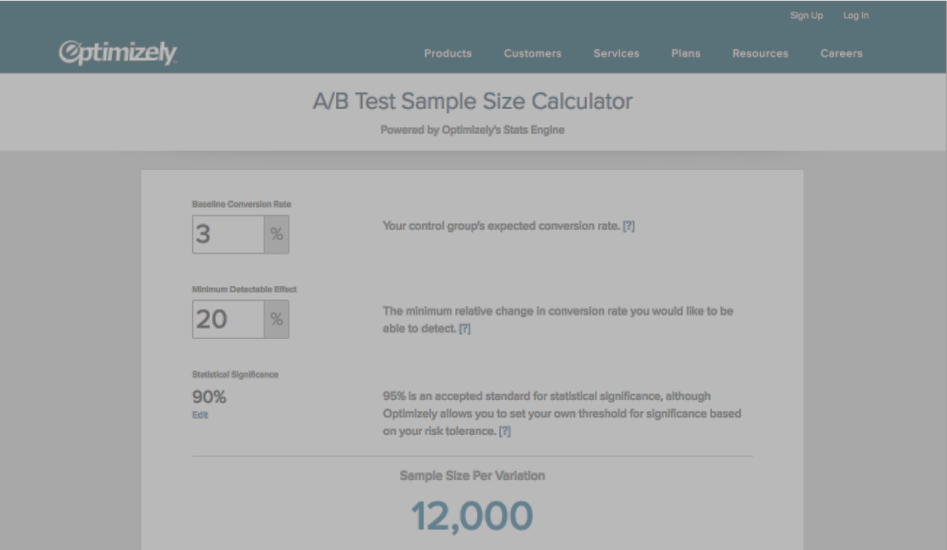 Inbound Hack #5: A/B Testing Sample Size Calculator